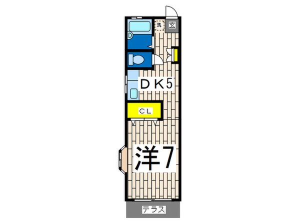 サンハイツの物件間取画像